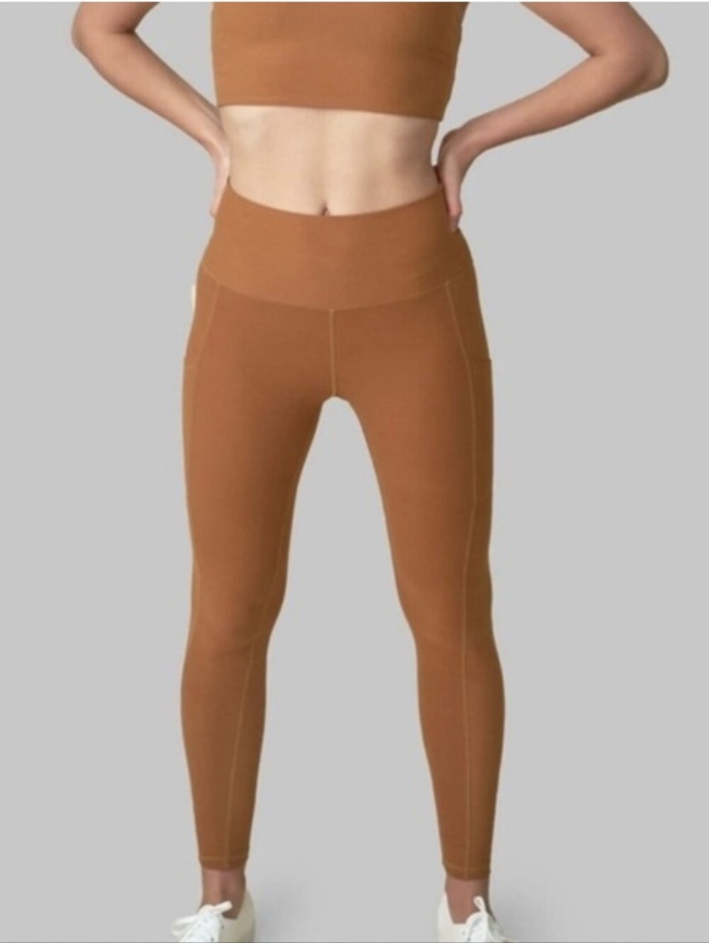 Wolven High-Waist Leggings (Turmeric)